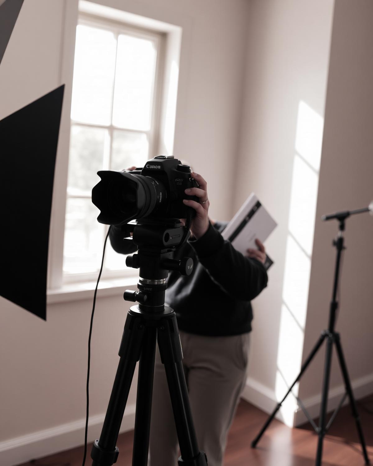 The photographer at work